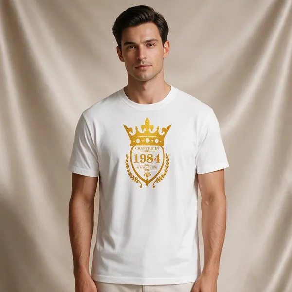 Customised_Crafted_In_1984_Refined_By_Time_Premium_Cotton_T_Shirt_White