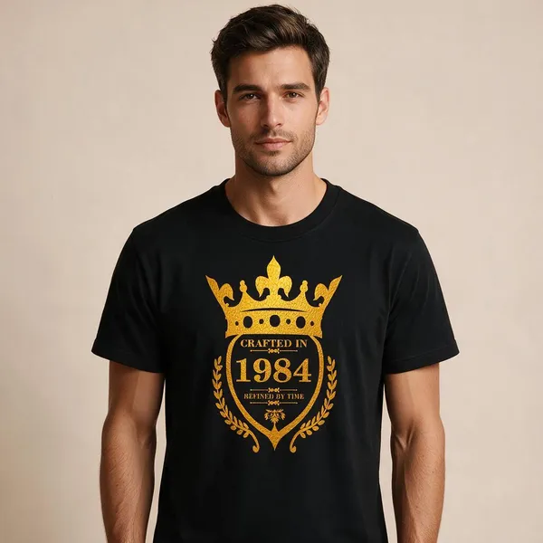 Customised_Crafted_In_1984_Refined_By_Time_Premium_Cotton_T_Shirt_Black