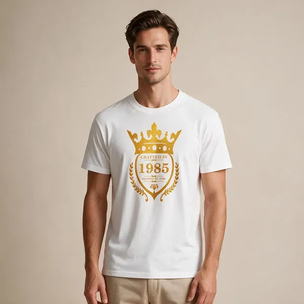 Customised_Crafted_In_1985_Refined_By_Time_Premium_Cotton_T_Shirt_White