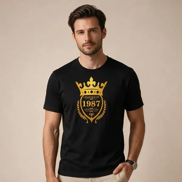 Customised_Crafted_In_1987_Refined_By_Time_Premium_Cotton_T_Shirt_Black