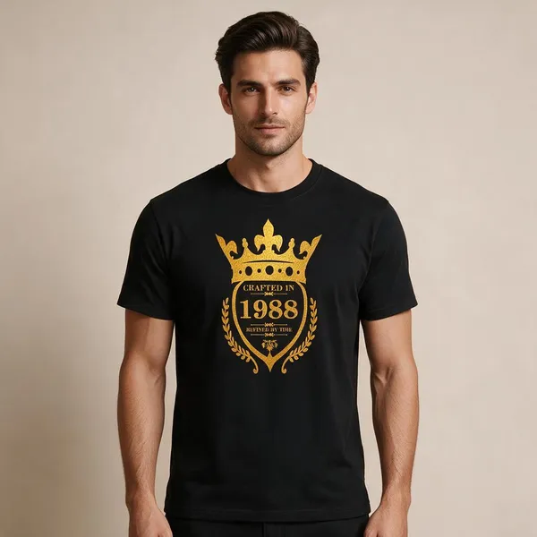 Customised_Crafted_In_1988_Refined_By_Time_Premium_Cotton_T_Shirt_Black