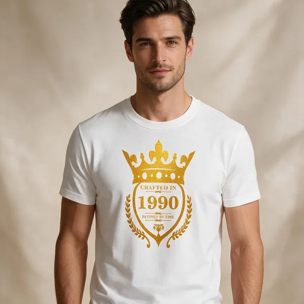 Customised_Crafted_In_1990_Refined_By_Time_Premium_Cotton_T_Shirt_White