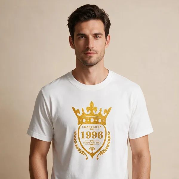 Customised_Crafted_In_1996_Refined_By_Time_Premium_Cotton_T_Shirt_White