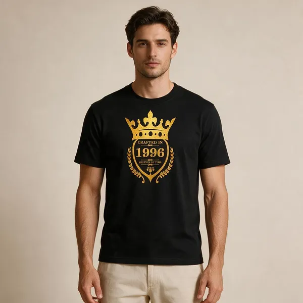 Customised_Crafted_In_1996_Refined_By_Time_Premium_Cotton_T_Shirt_Black