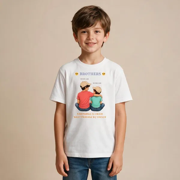 Customised__Partner_In_Crime_2_Brother_Premium_Cotton_T_Shirt_White