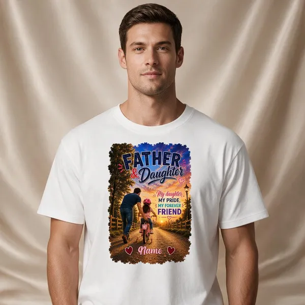Customised__My_Daughter_My_Pride_Fatherand_Daughter_Premium_Cotton_T_Shirt_White