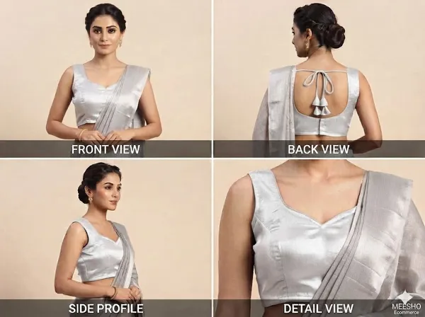 Silver_Satin_Sleeveless_Blouse_For_Women