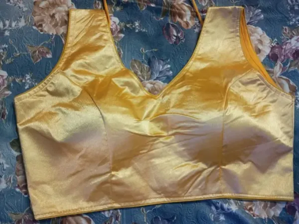Gold_Satin_Blouse_For_Women