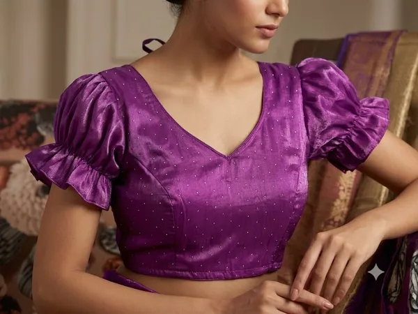 Purple_Satin_Blouse_For_Women