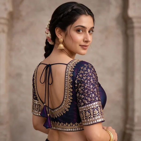 Purple_Satin_Blouse_For_Women