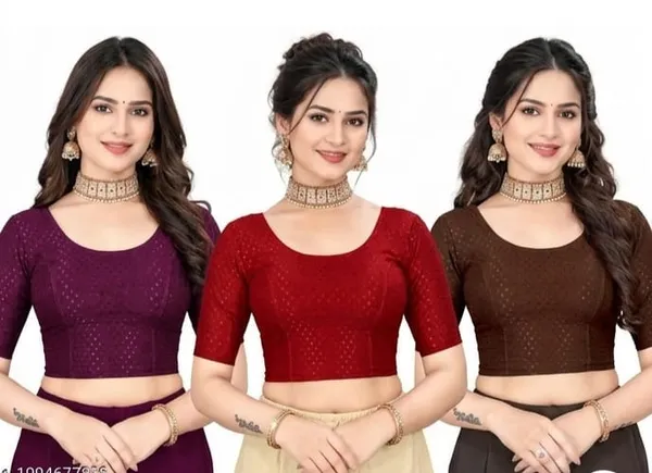 Multicolor_Satin_Blouse_For_Women