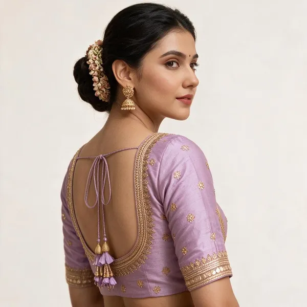 Lilac_Satin_Blouse_For_Women