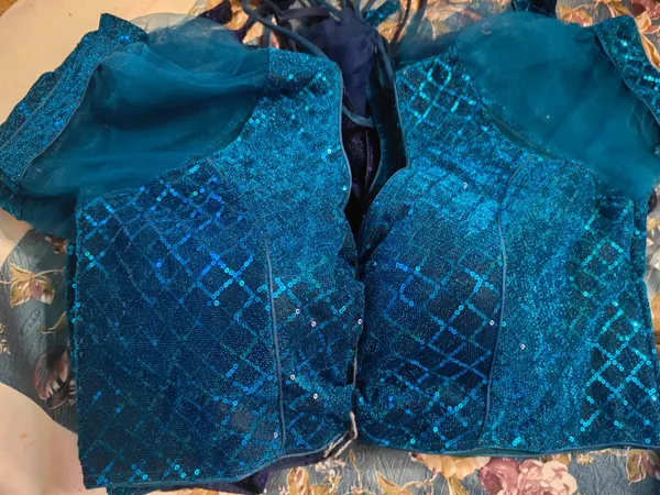 Blue_Sequined_Sleeveless_Ethnic_Blouse_for_Women