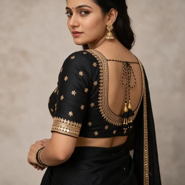 Black_Satin_Blouse_For_Women
