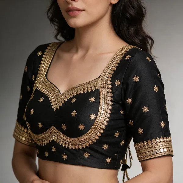 Black_Satin_Blouse_For_Women