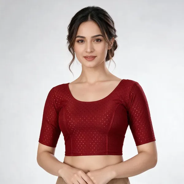 Multicolor_Satin_Blouse_For_Women