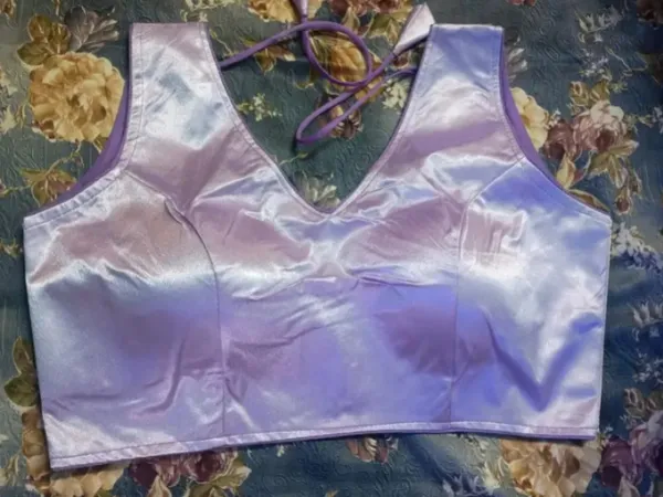 Lavender_Satin_Blouse_For_Women
