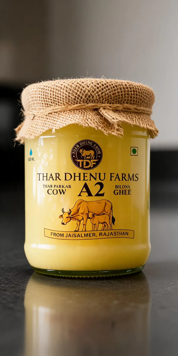 Thar_Dhenu_A2_Bilona_Ghee_&_Maru_Organic_Honey_Combo_-_Pack_of_2