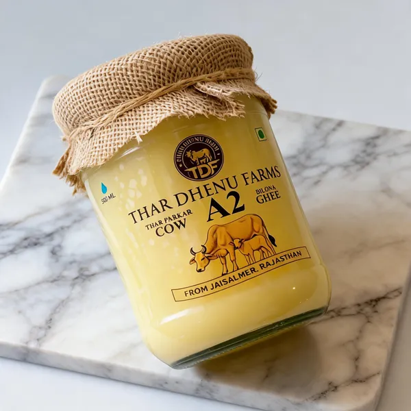 Thar_Dhenu_A2_Bilona_Ghee_&_Maru_Organic_Honey_Combo_-_Pack_of_2