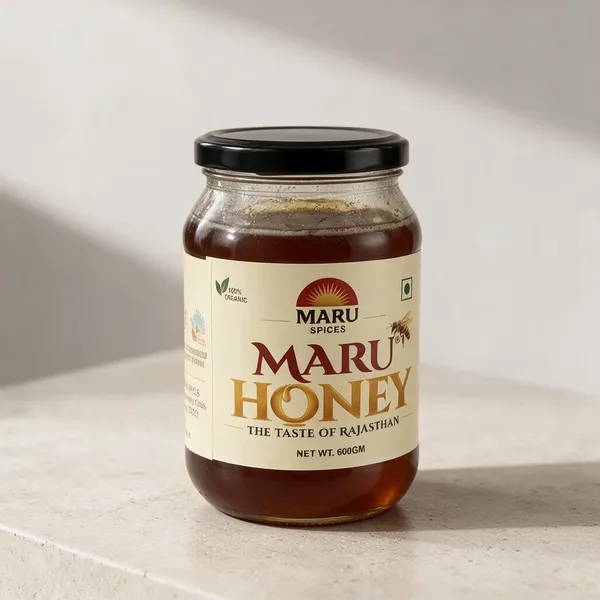 Thar_Dhenu_A2_Bilona_Ghee_1_Ltr_&_Maru_Organic_Honey_500ml_Combo_-_Pack_of_2