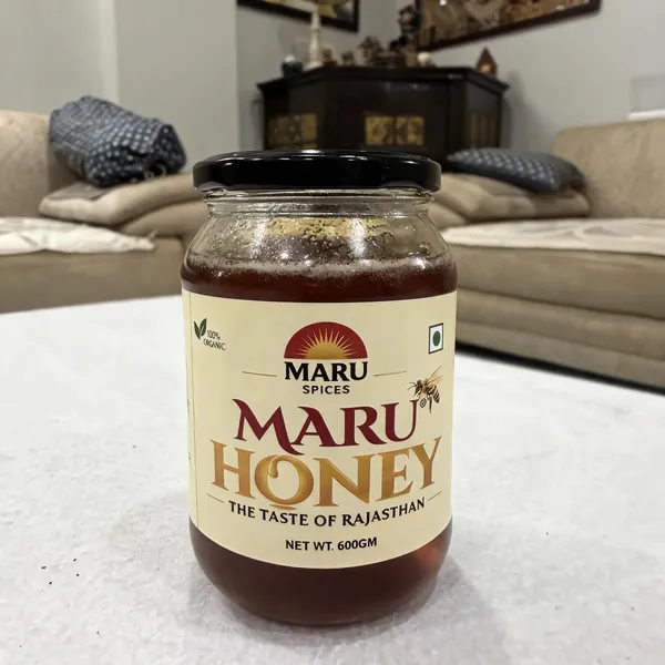 Thar_Dhenu_A2_Bilona_Ghee_1_Ltr_&_Maru_Organic_Honey_500ml_Combo_-_Pack_of_2
