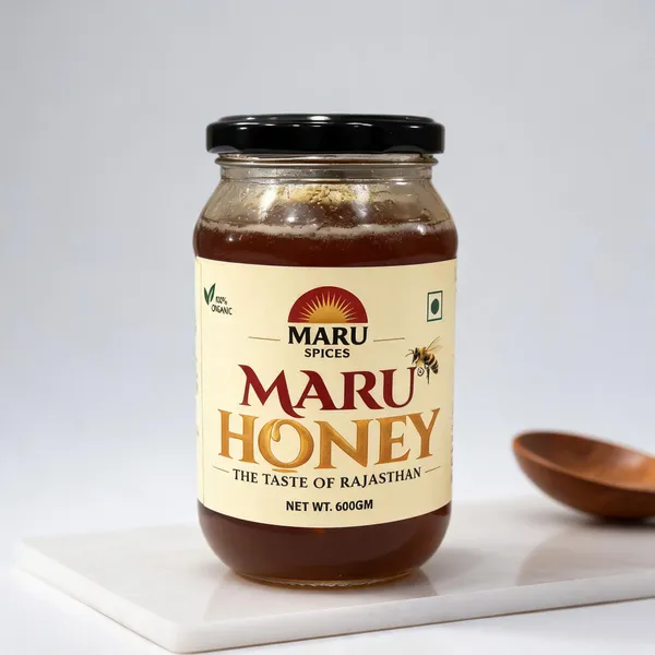 Thar_Dhenu_A2_Bilona_Ghee_1_Ltr_&_Maru_Organic_Honey_500ml_Combo_-_Pack_of_2