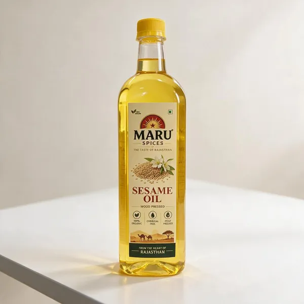 Maru_Spices_Wood_Pressed_Sesame_Oil