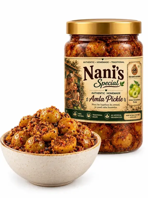 Nani'S_Special_Mango_Tit_Bit_Pickle_Without_Gutli_And_Amla_Pickle_Pack_Of_2