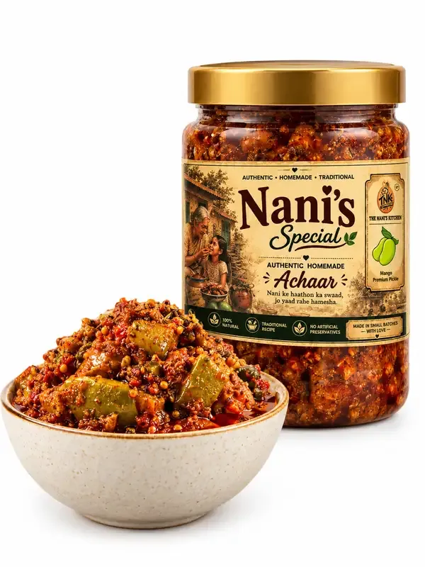 Nani'S_Special_Moti_Banarsi_Bharwi_Lal_Mirch,_Mix_Achar,_Mango_Tit_Bit_Pickle_Without_Gutli_And_Amla_Pickle_Pack_of_4