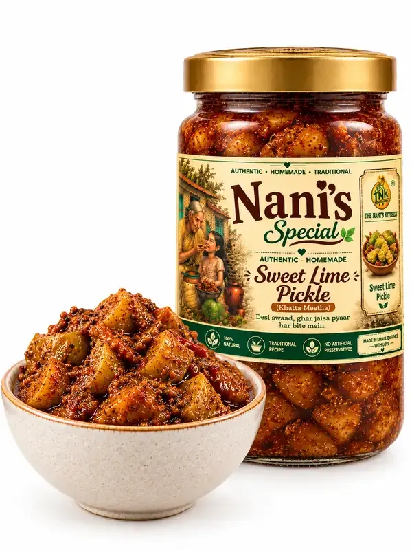 Nani'S_Special_Sweet_Lime,_Garlic_,Moringa_And_Mushroom_Pickle_Pack_of_4