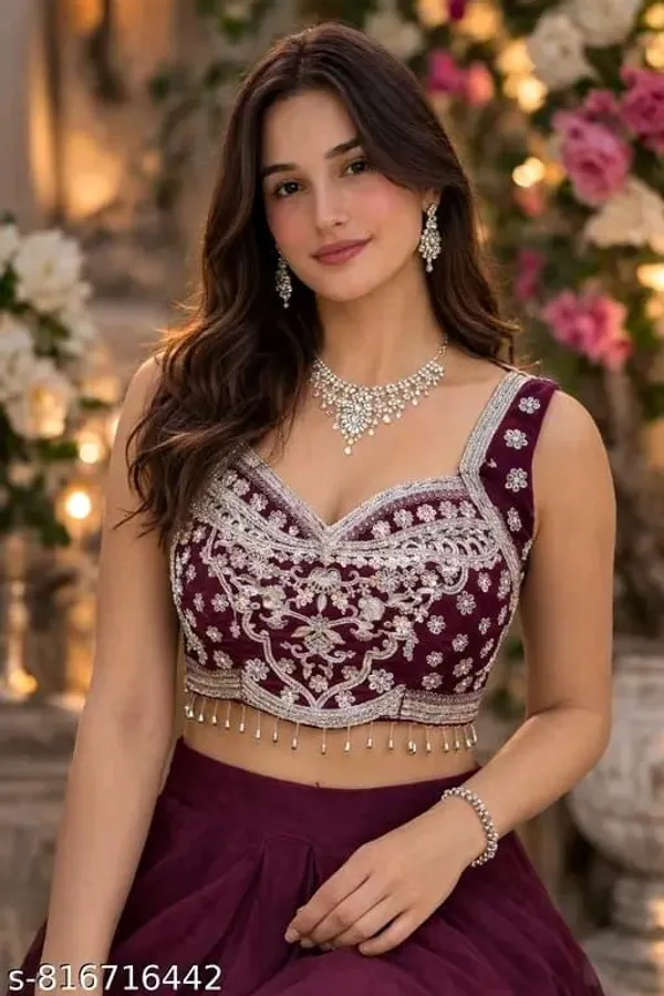 Maroon_Embroidered_Lehenga_Choli_Set_for_Women