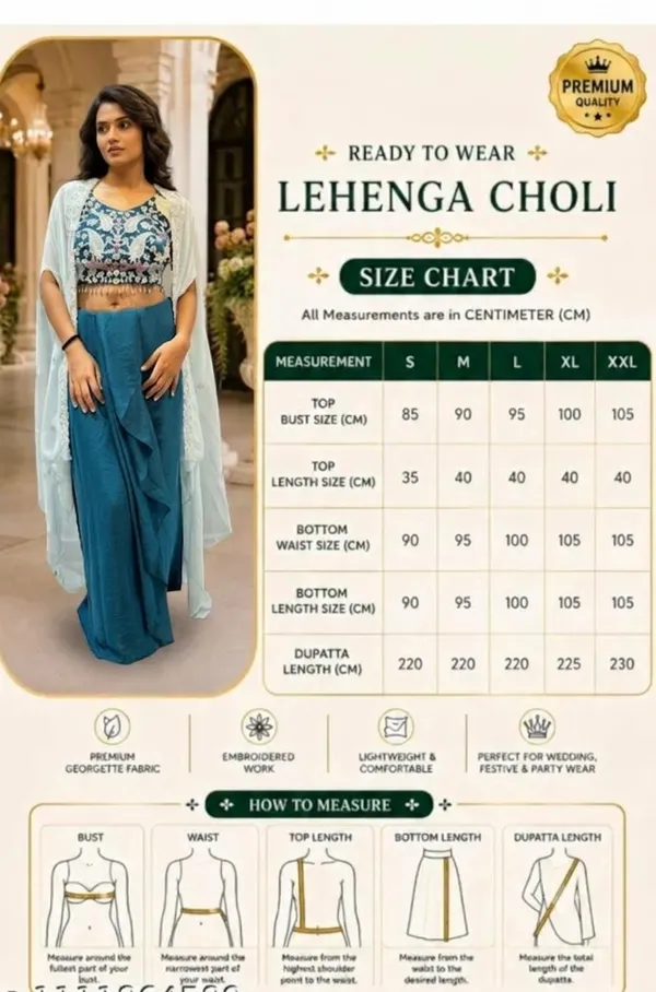 Teal_And_White_Embroidered_Ethnic_Lehenga_Choli_Set_for_Women