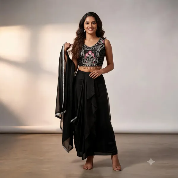 Black_Embroidered_Lehenga_Choli_Set_for_Women