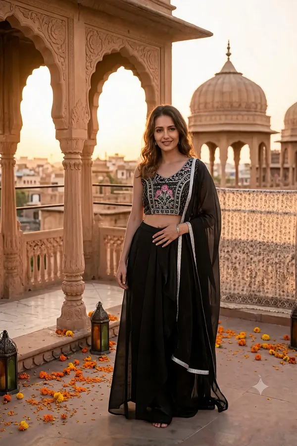 Black_Embroidered_Lehenga_Choli_Set_for_Women