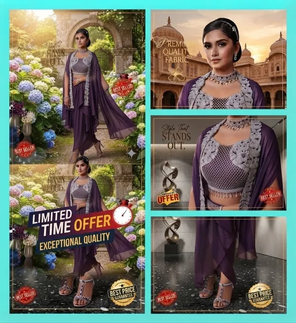 Purple_Embellished_Lehenga_Choli_Set_for_Women