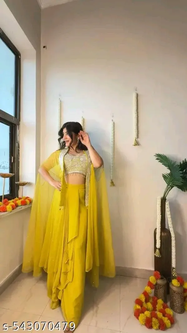 Yellow_Embroidered_Lehenga_Choli_Set_for_Women