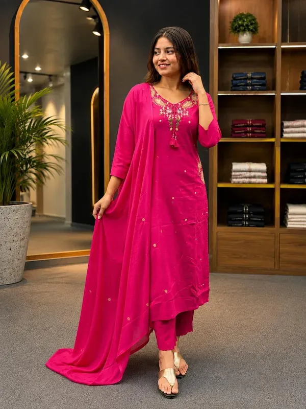 Women_Trendy_Straight_Mirror_And_Floral_Embriodered_Worked_Pink_Cotton_Kurt
