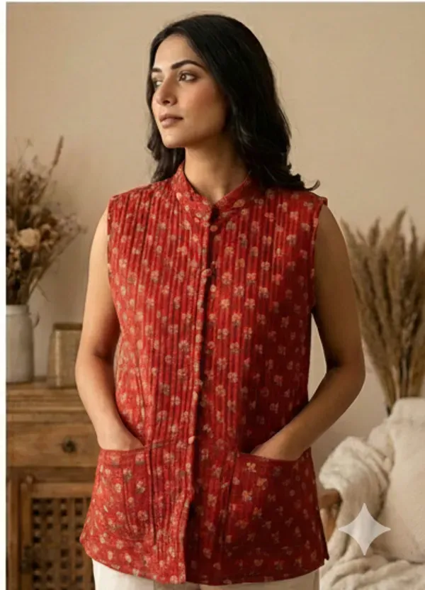 Women_Trendy_Flower_Printed_Cotton_Maroon_Jackets