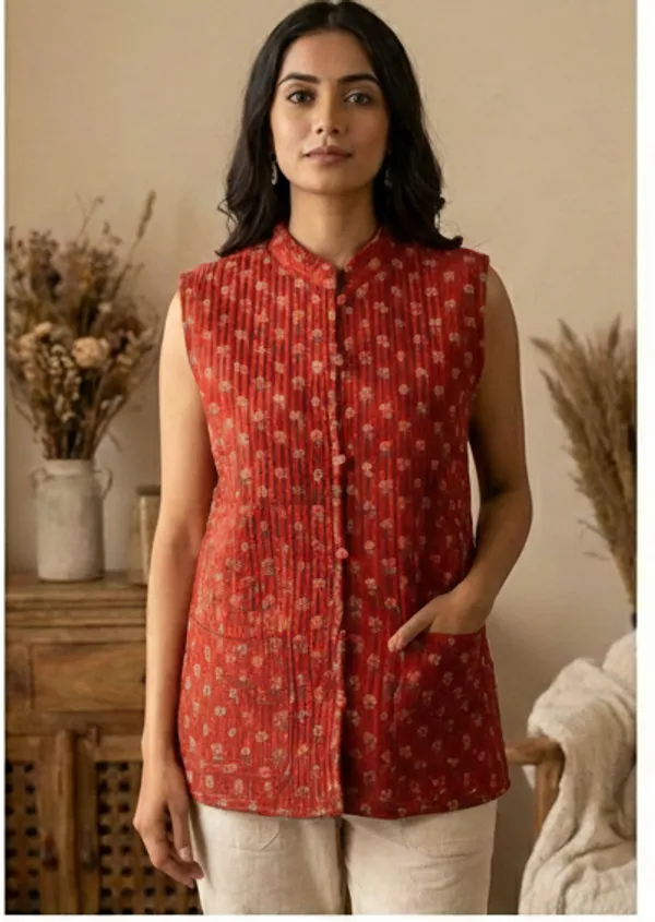 Women_Trendy_Flower_Printed_Cotton_Maroon_Jackets