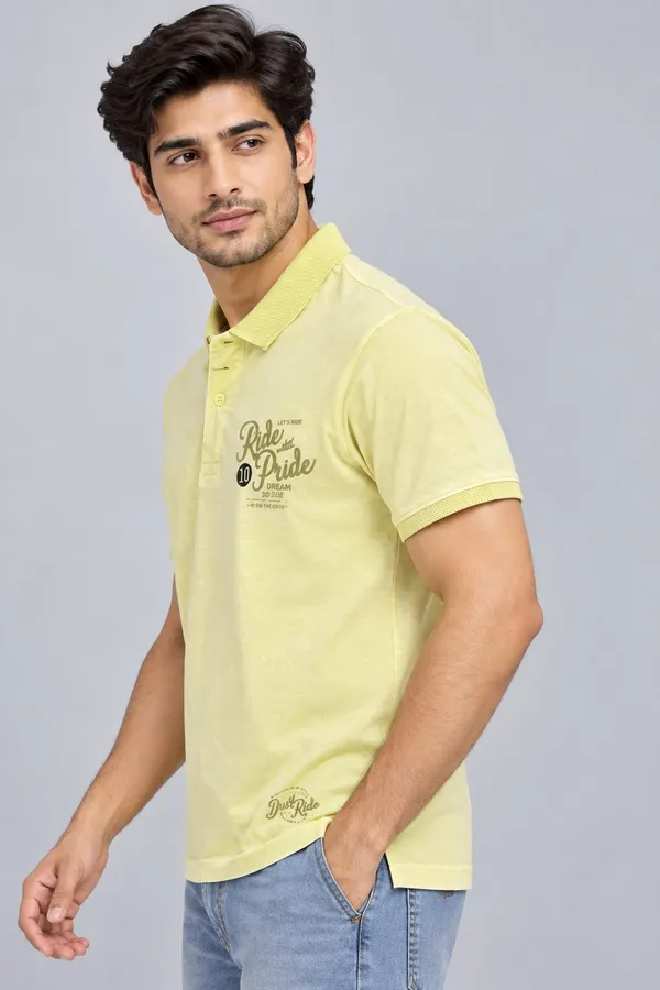 Light_Yellow_Cotton_Washed_Graphic_Polo_T-Shirt_For_Men