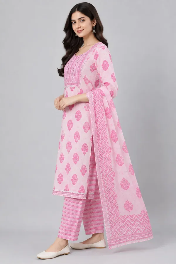 Pink_Cotton_Straight_Paisley_Motif_Embroidered_Suit_Set_For_Women
