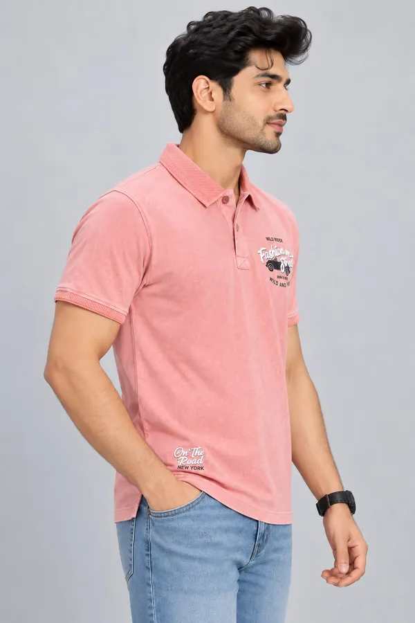 Pink_Cotton_Washed_Graphic_Polo_T-Shirt_For_Men