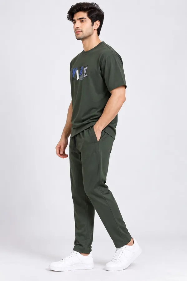Dark_Olive_Cotton_Graphic_T-Shirt_Trackpants_Co-Ord_Set_For_Men