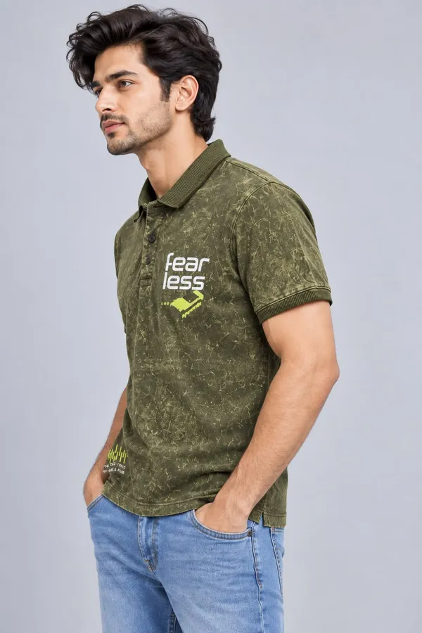 Olive_Cotton_Acid-Wash_Graphic_Polo_T-Shirt_For_Men