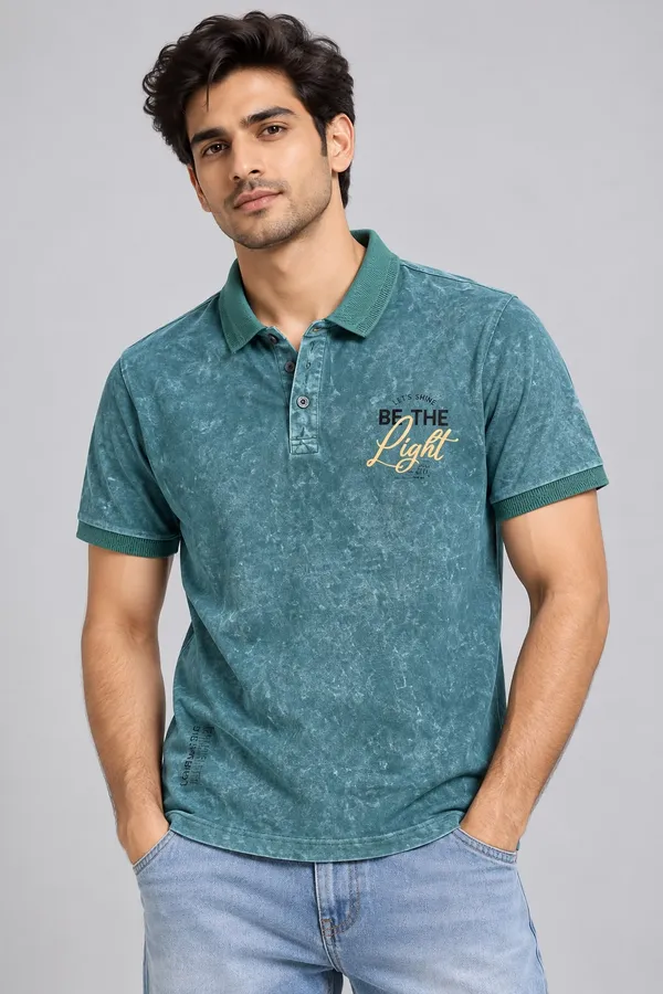 Acid_Blue_Cotton_Washed_Graphic_Polo_T-Shirt_For_Men