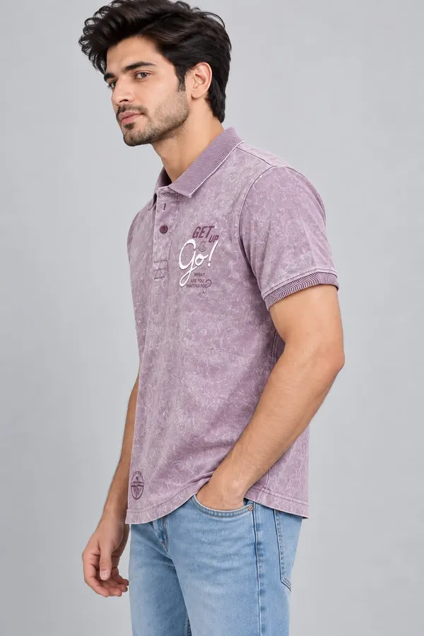 Light_Purple_Cotton_Washed_Graphic_Polo_T-Shirt_For_Men