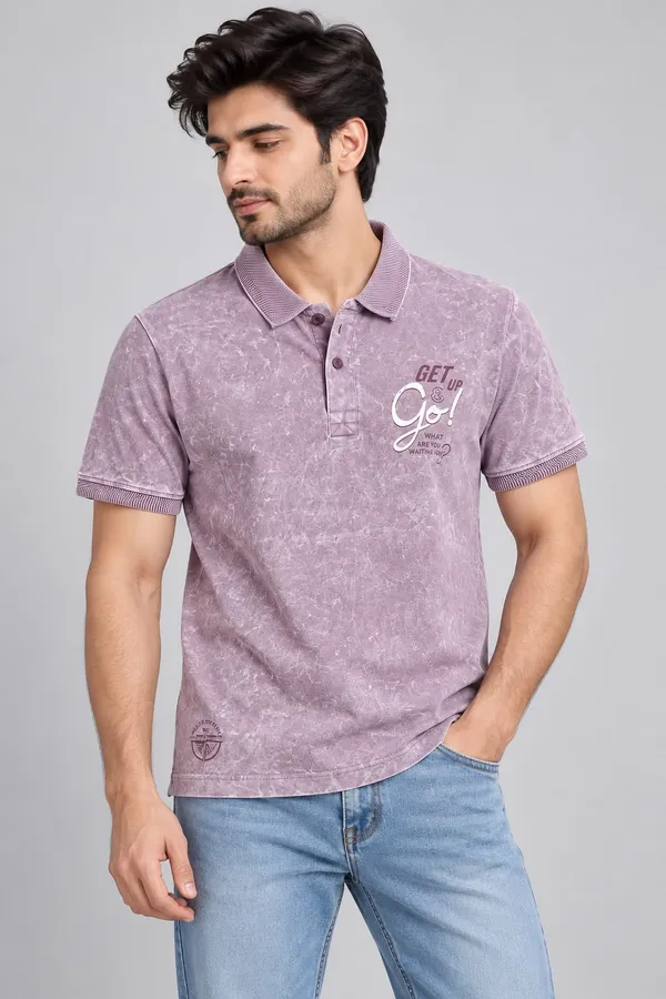 Light_Purple_Cotton_Washed_Graphic_Polo_T-Shirt_For_Men