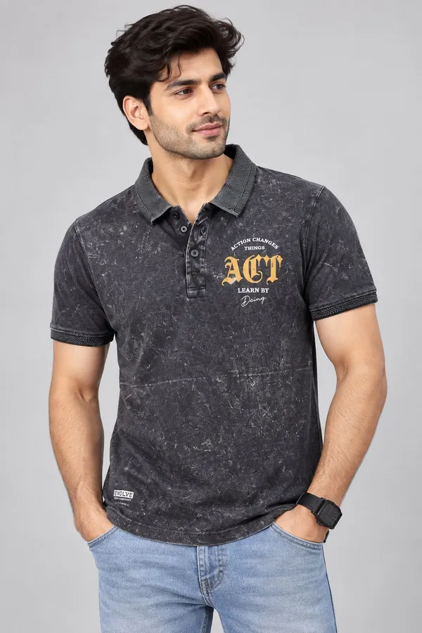 Charcoal_Cotton_Acid-Wash_Graphic_Polo_T-Shirt_For_Men