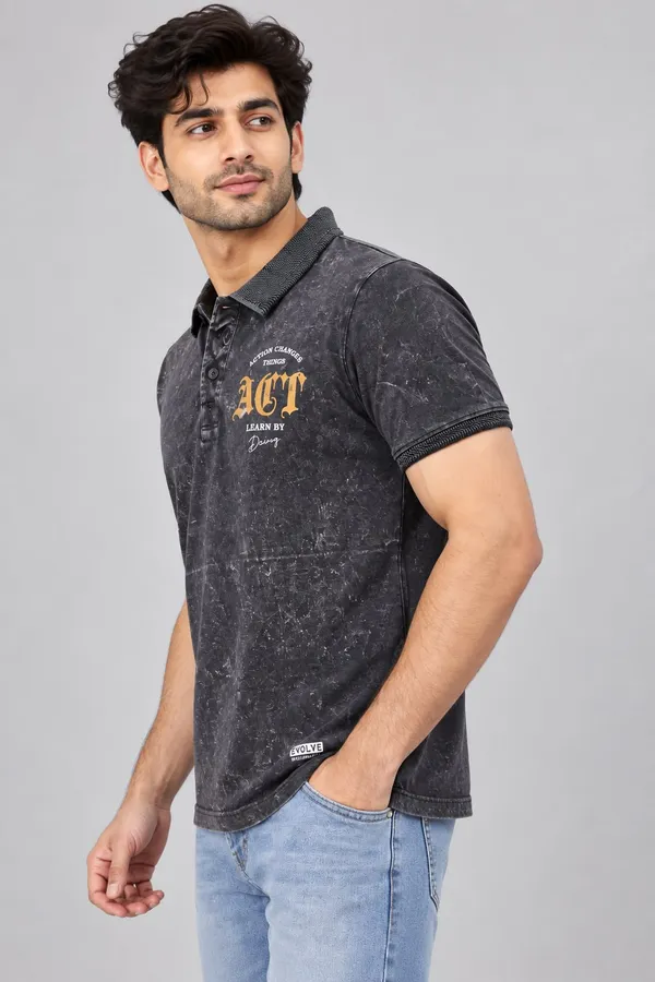 Charcoal_Cotton_Acid-Wash_Graphic_Polo_T-Shirt_For_Men