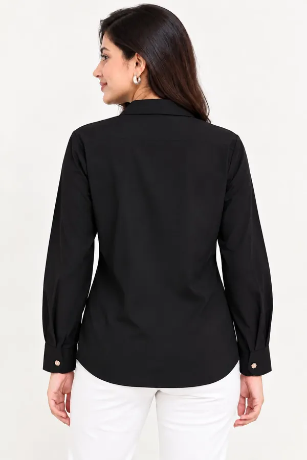 Black_Cotton_Shirt_For_Women
